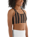 Geometric Allure Sports Bra