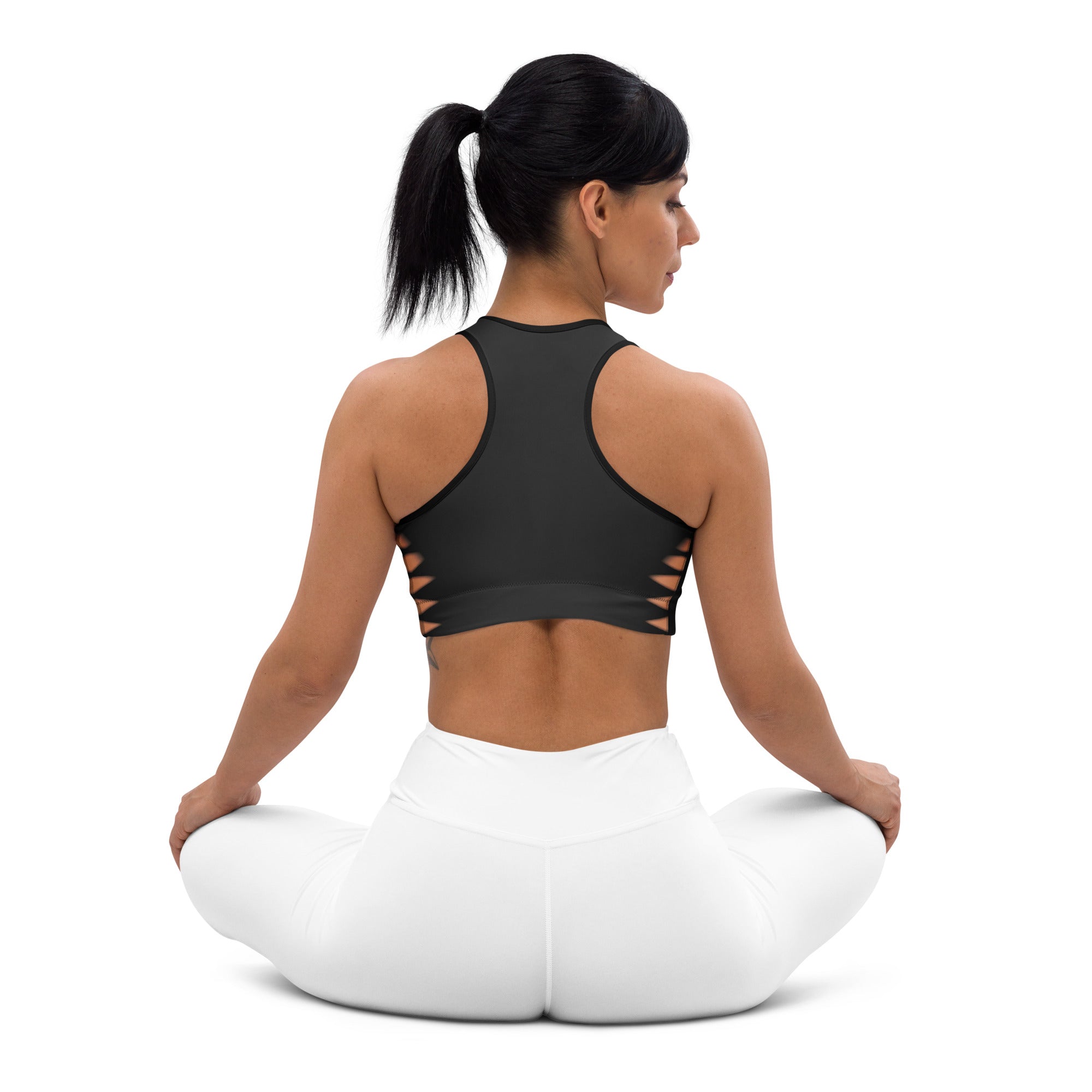 Geometric Allure Sports Bra
