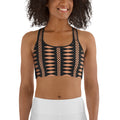 Geometric Allure Sports Bra