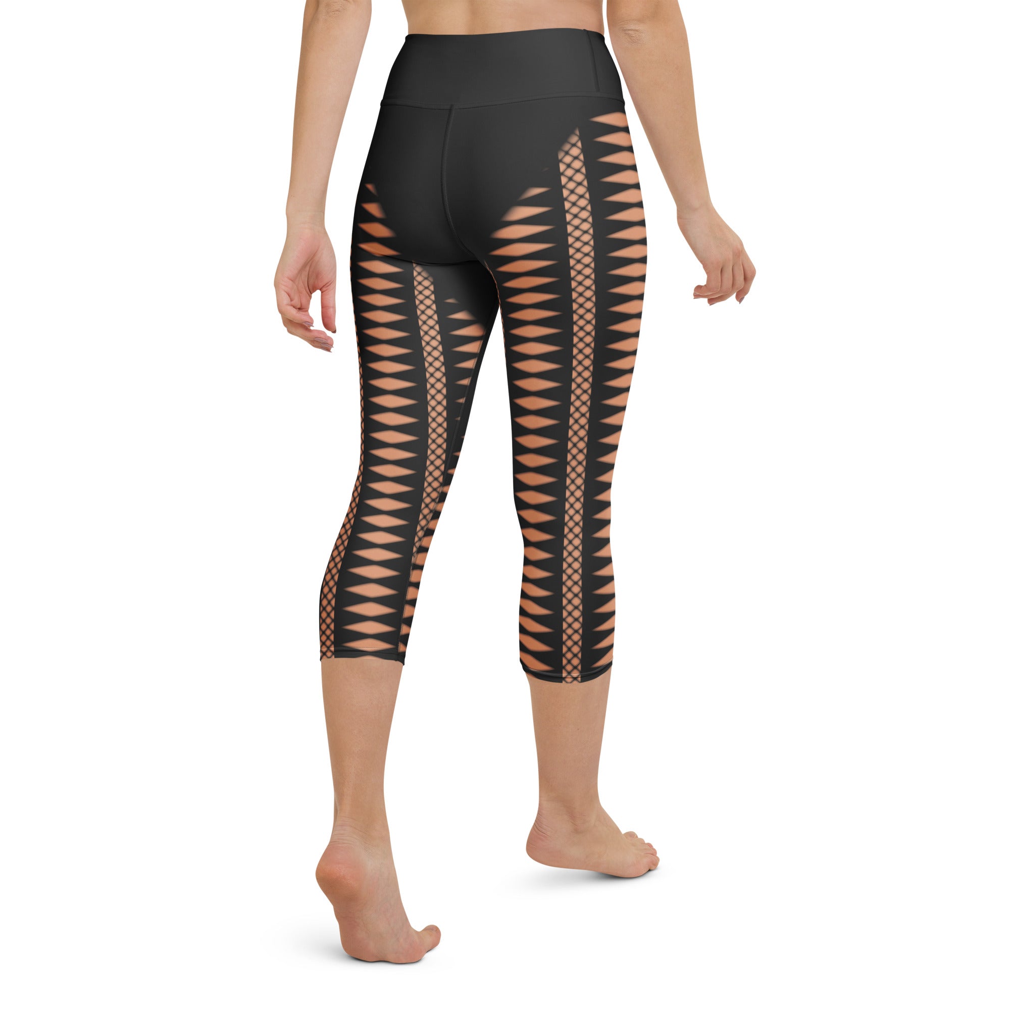 Geometric Allure Yoga Capris