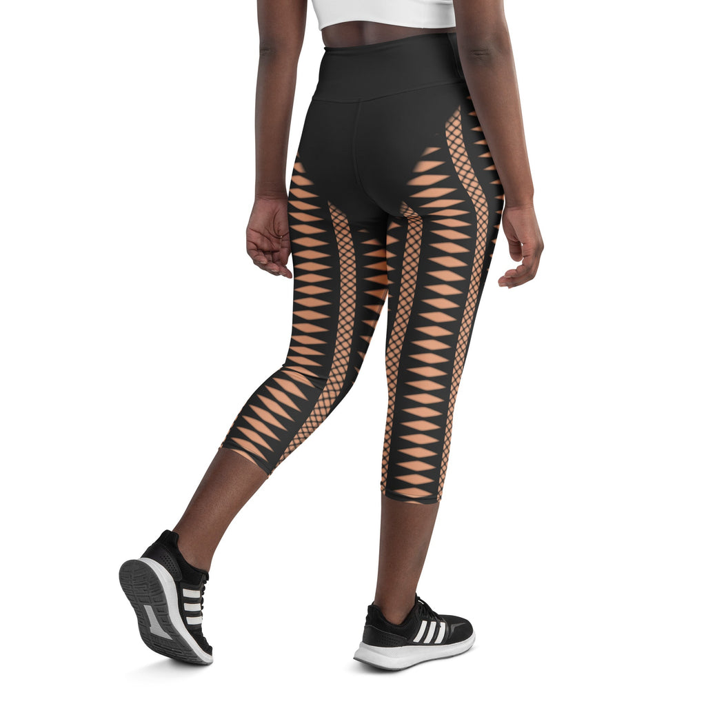 Geometric Allure Yoga Capris