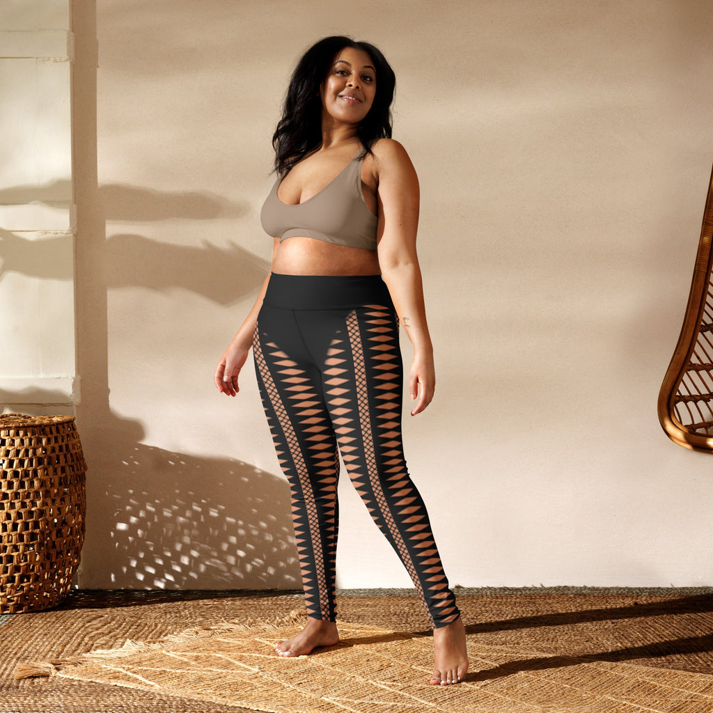 Geometric Allure Yoga Leggings