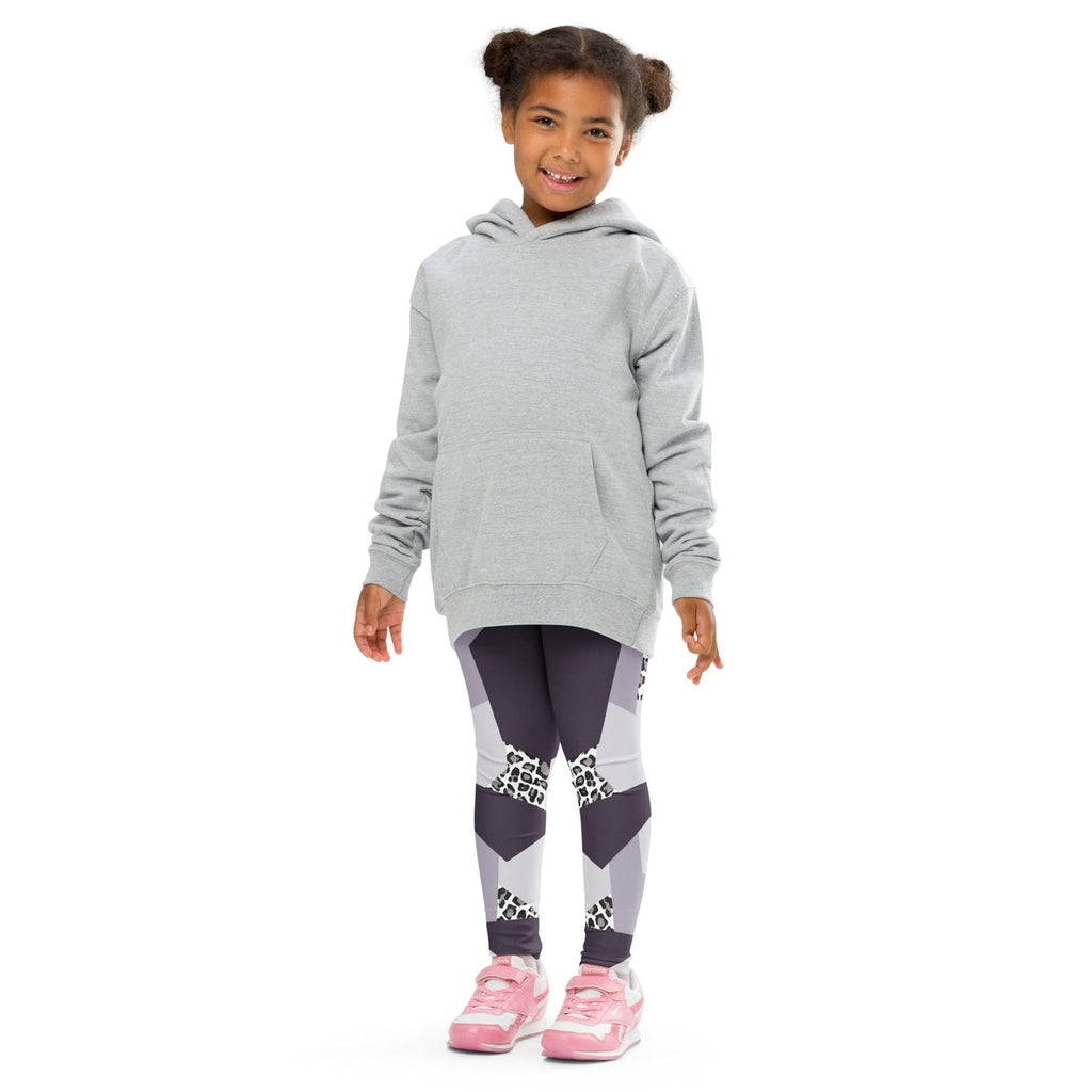Geometric Animal Print Kid's Leggings
