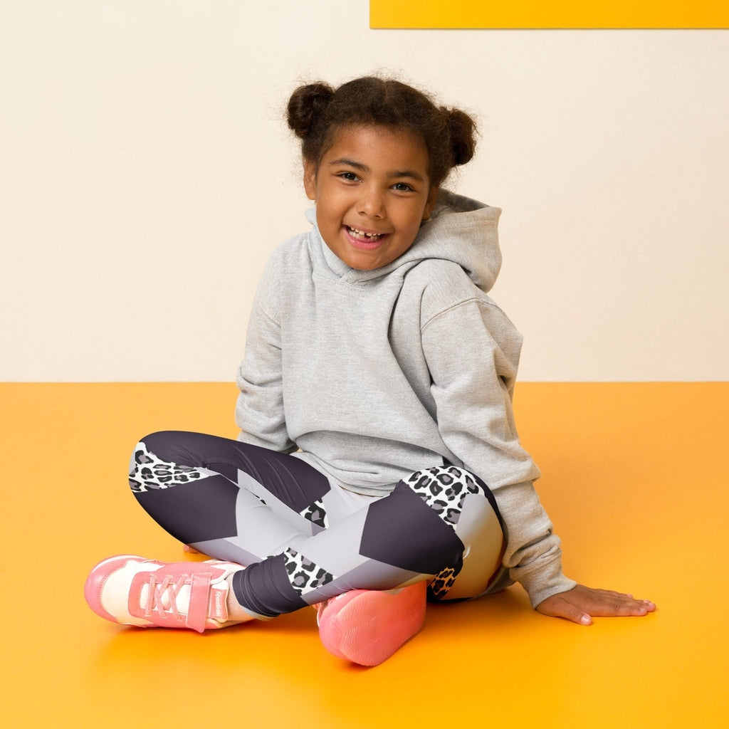 Geometric Animal Print Kid's Leggings
