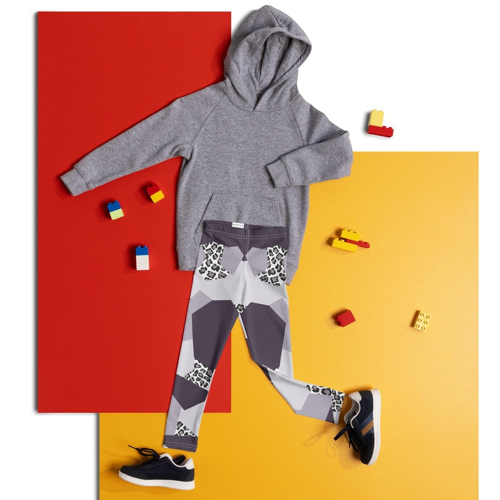 Geometric Animal Print Kid's Leggings