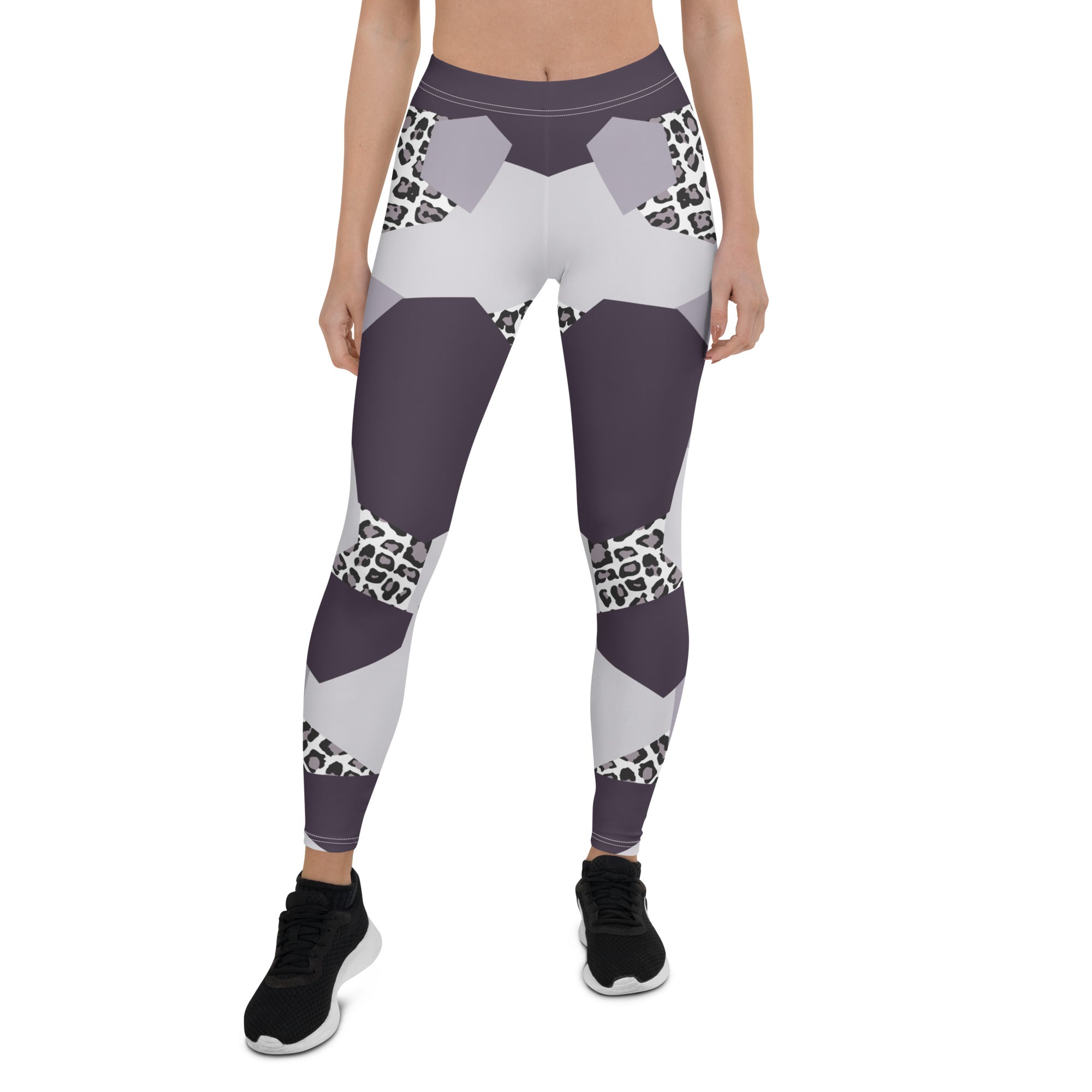 Geometric Animal Print Leggings