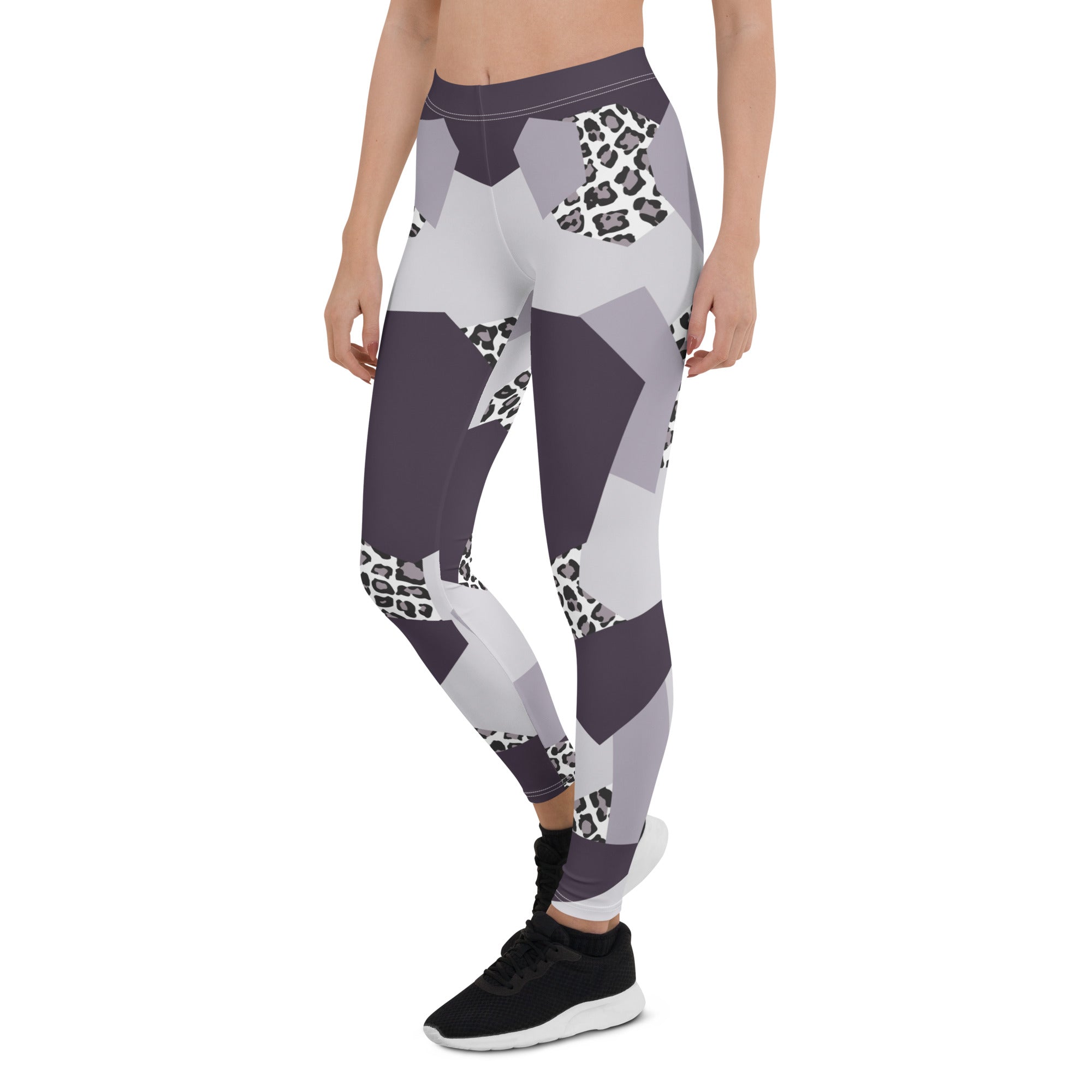 Geometric Animal Print Leggings