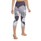 Geometric Animal Print Yoga Capris