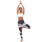 Geometric Animal Print Yoga Leggings