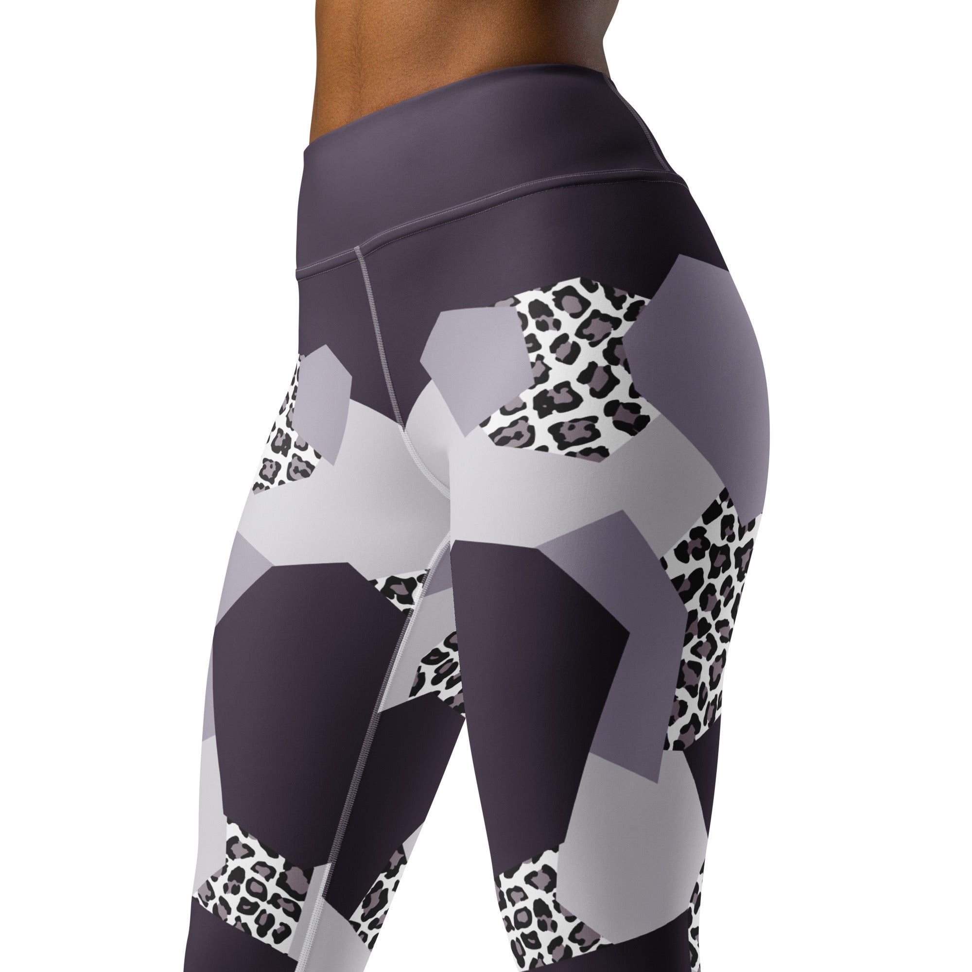 Geometric Animal Print Yoga Leggings