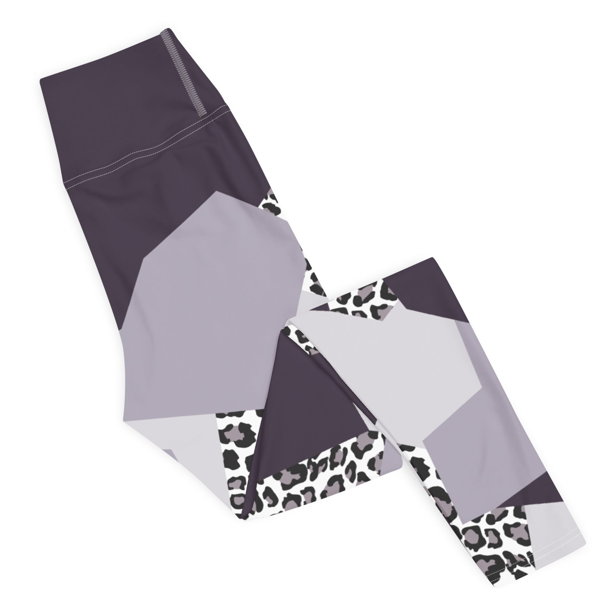 Geometric Animal Print Yoga Leggings