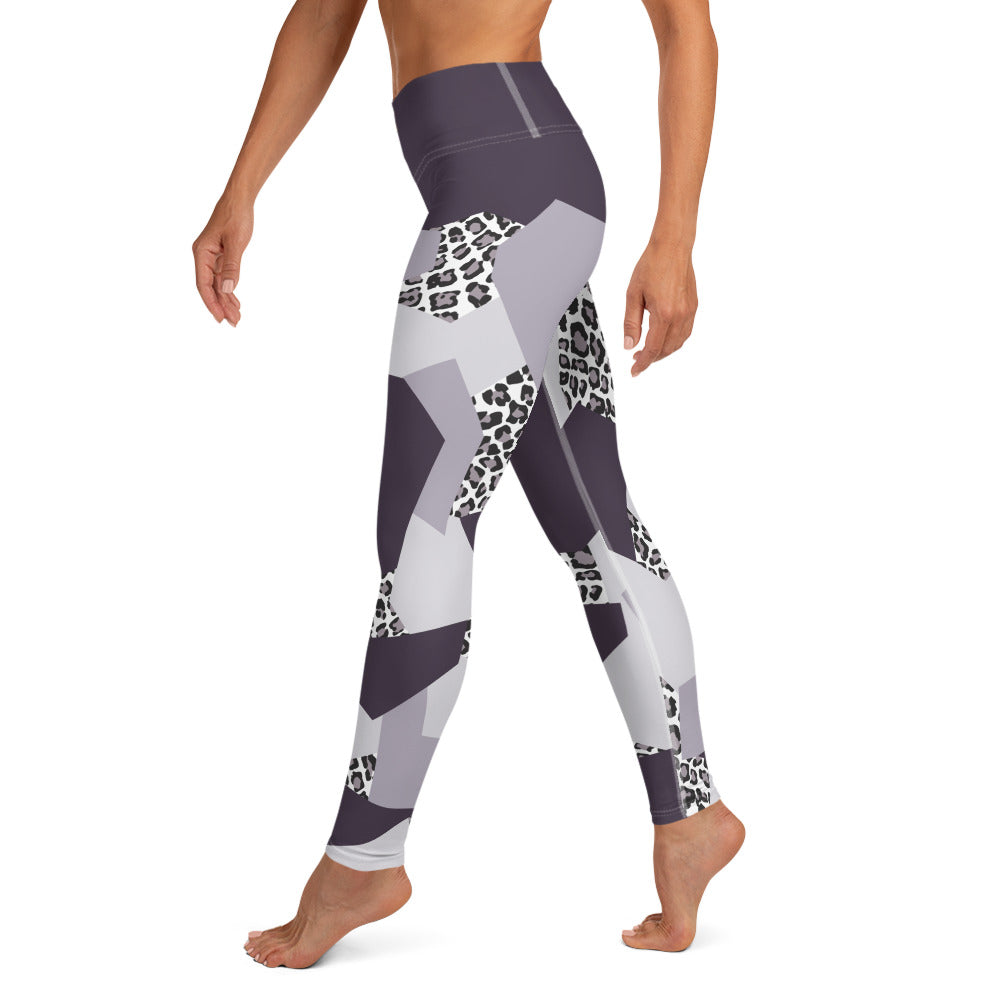 Geometric Animal Print Yoga Leggings