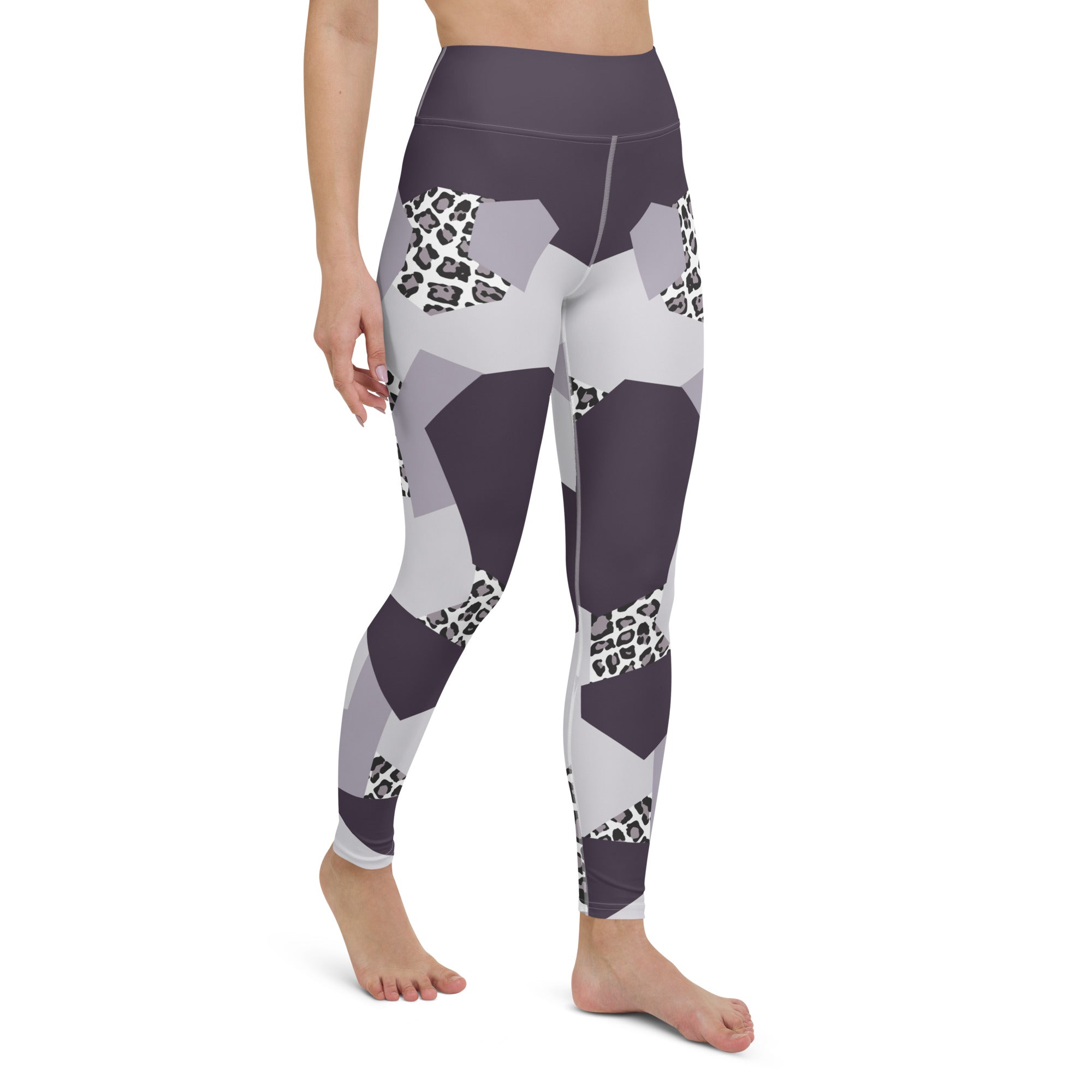 Geometric Animal Print Yoga Leggings