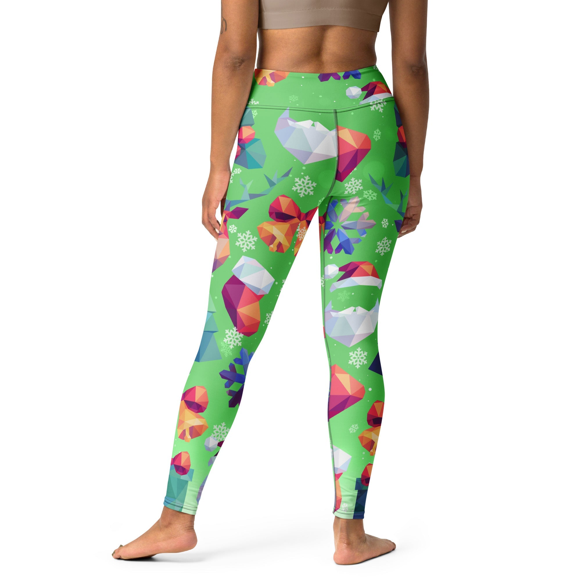 Geometric Vibe Christmas Yoga Leggings