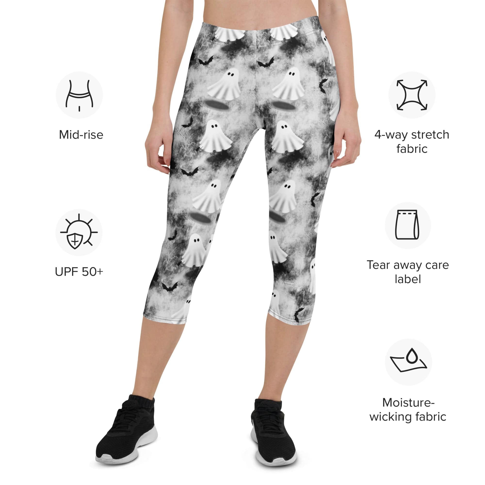 Ghostly Shadows Capris