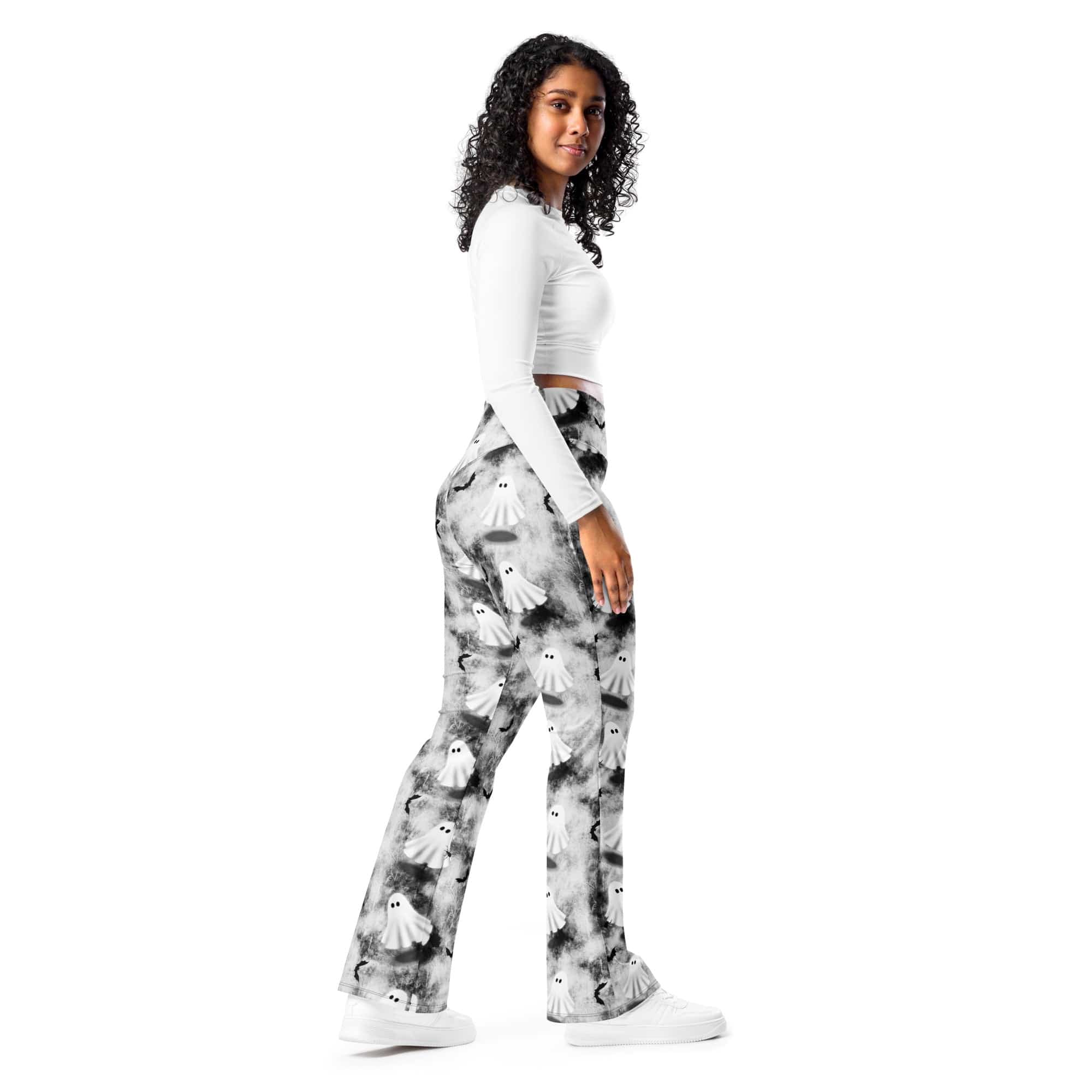 Ghostly Shadows Flare Leggings