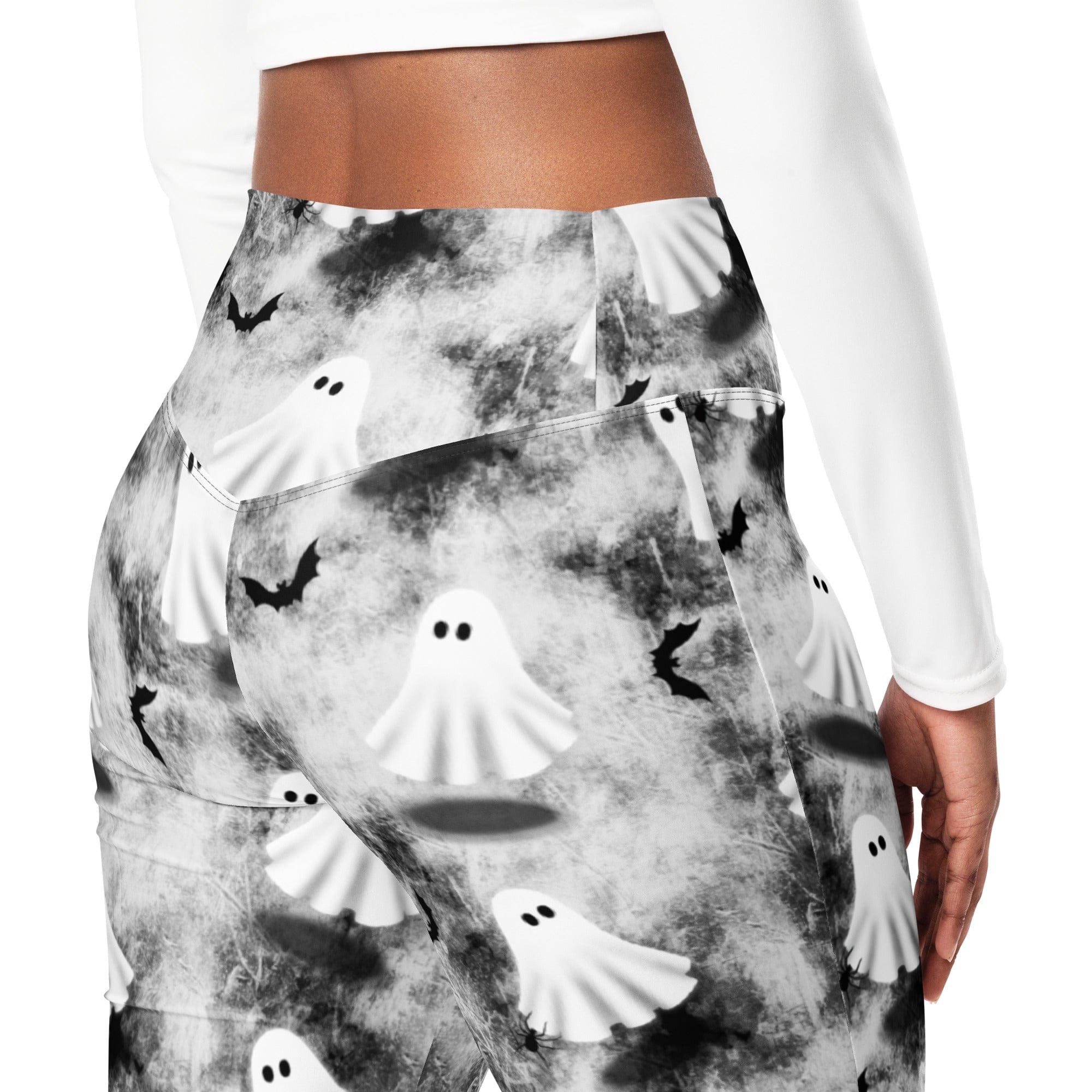 Ghostly Shadows Flare Leggings