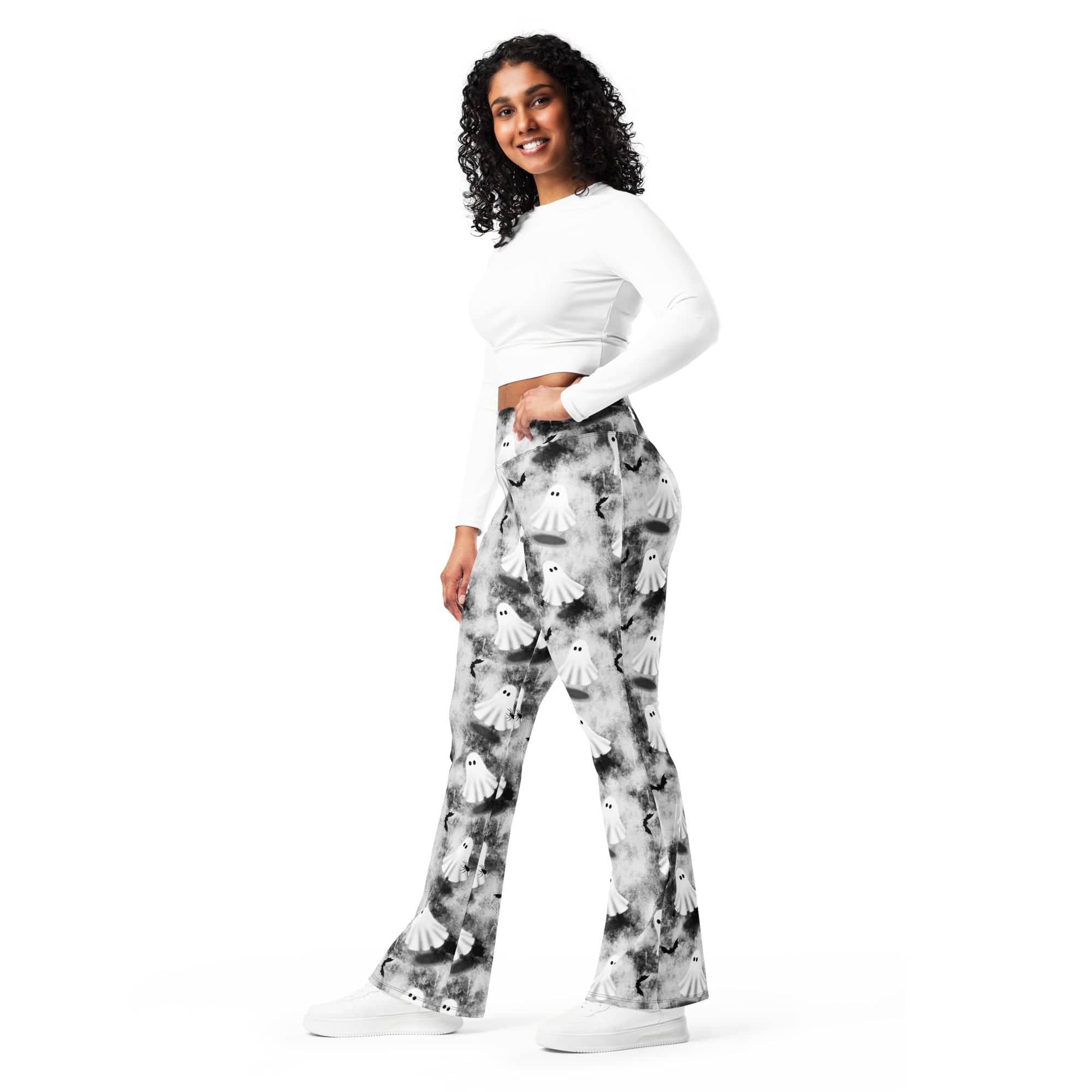 Ghostly Shadows Flare Leggings