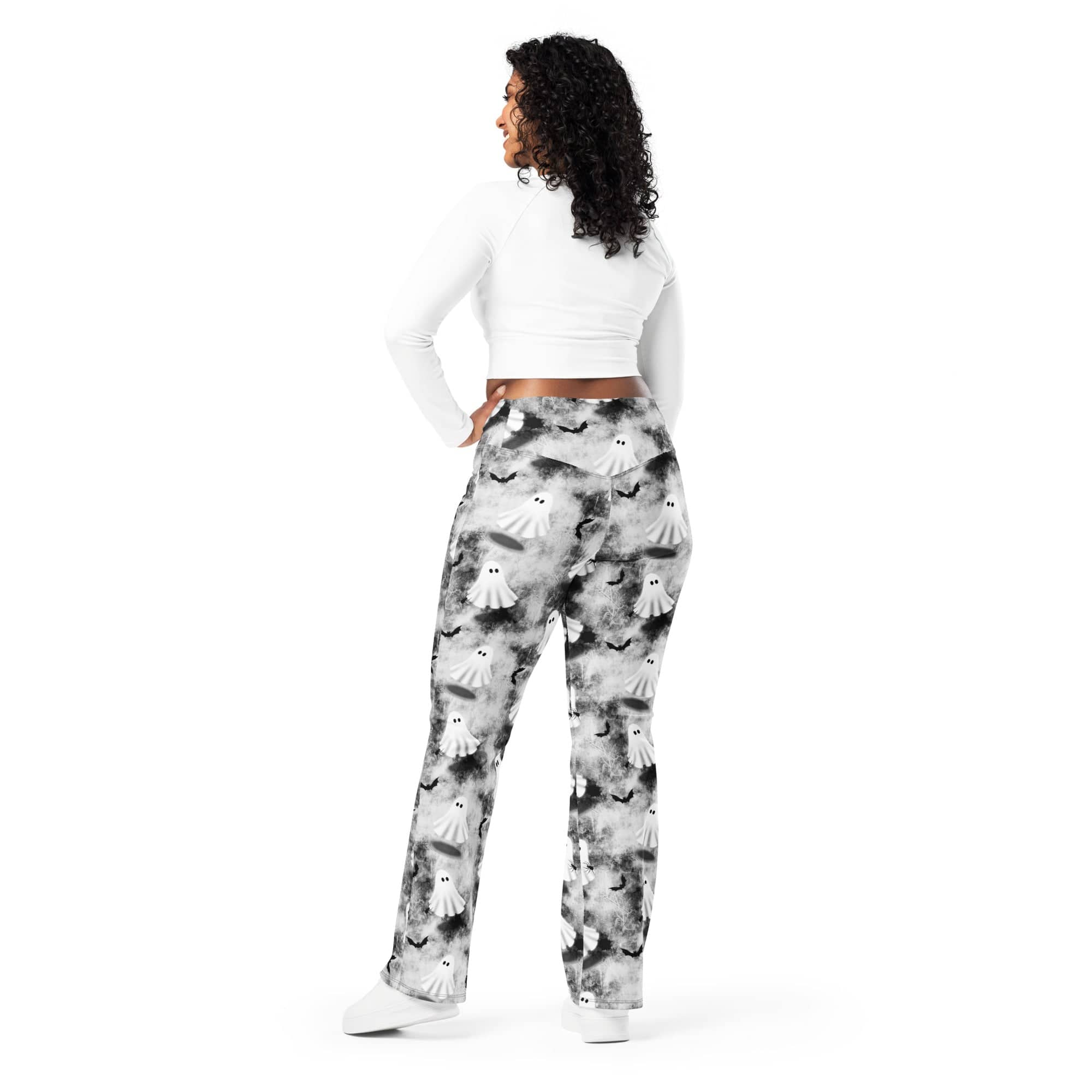 Ghostly Shadows Flare Leggings