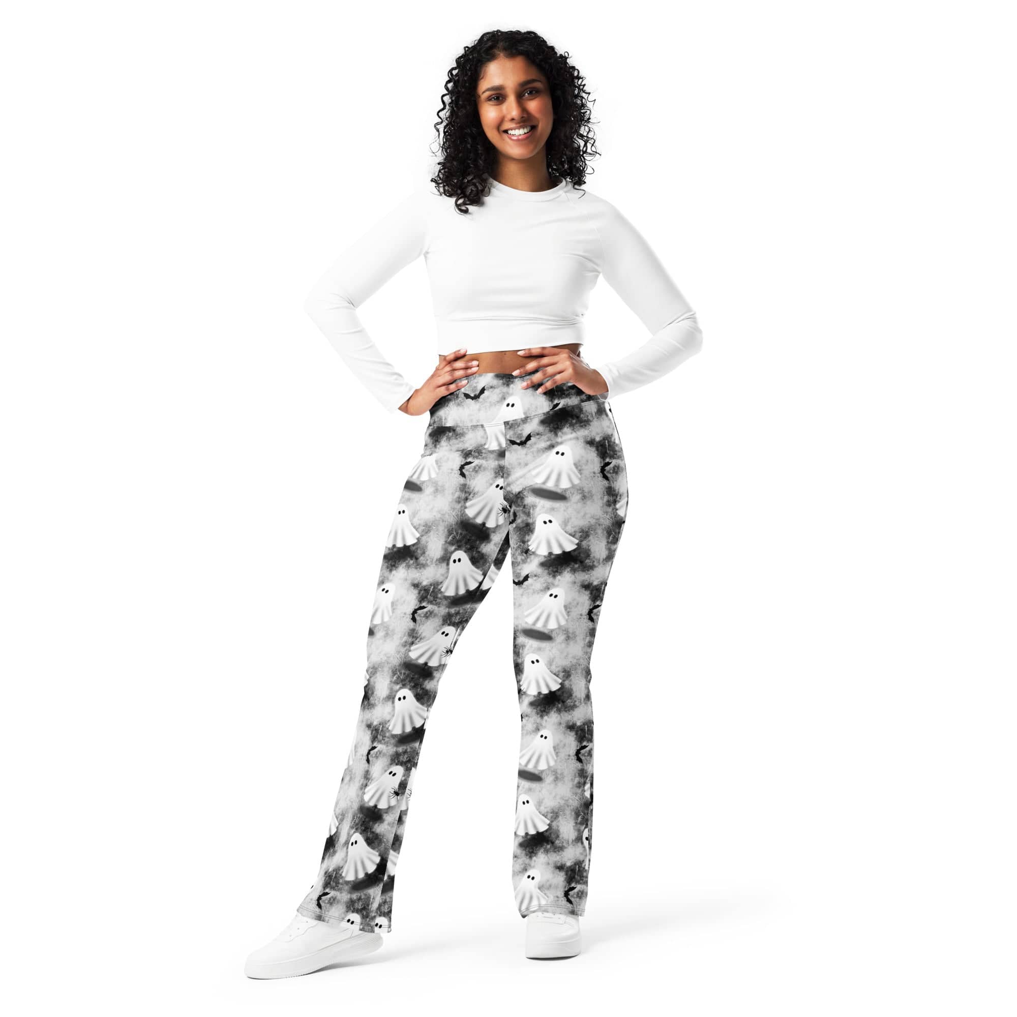 Ghostly Shadows Flare Leggings