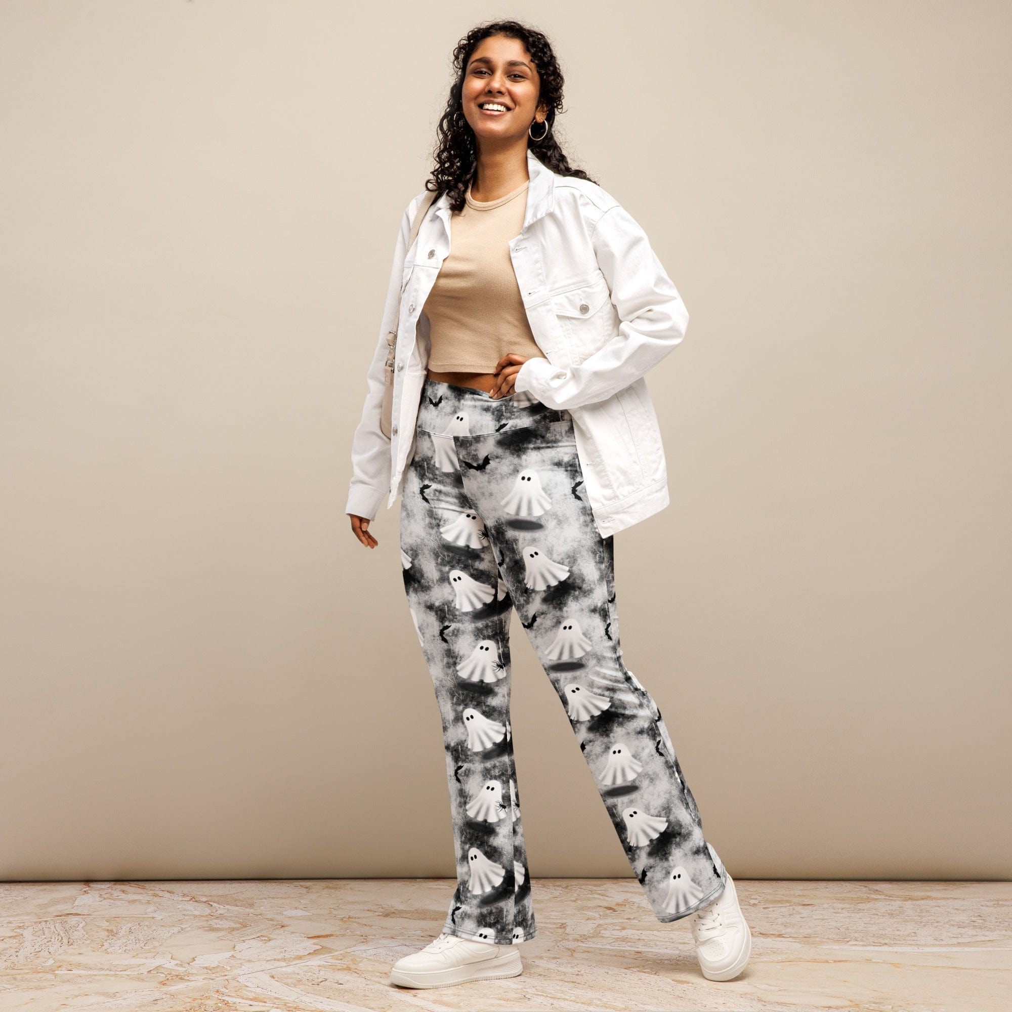 Ghostly Shadows Flare Leggings