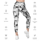 Ghostly Shadows Leggings With Pockets