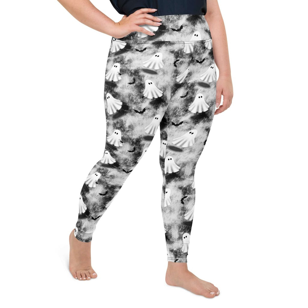 Ghostly Shadows Plus Size Leggings