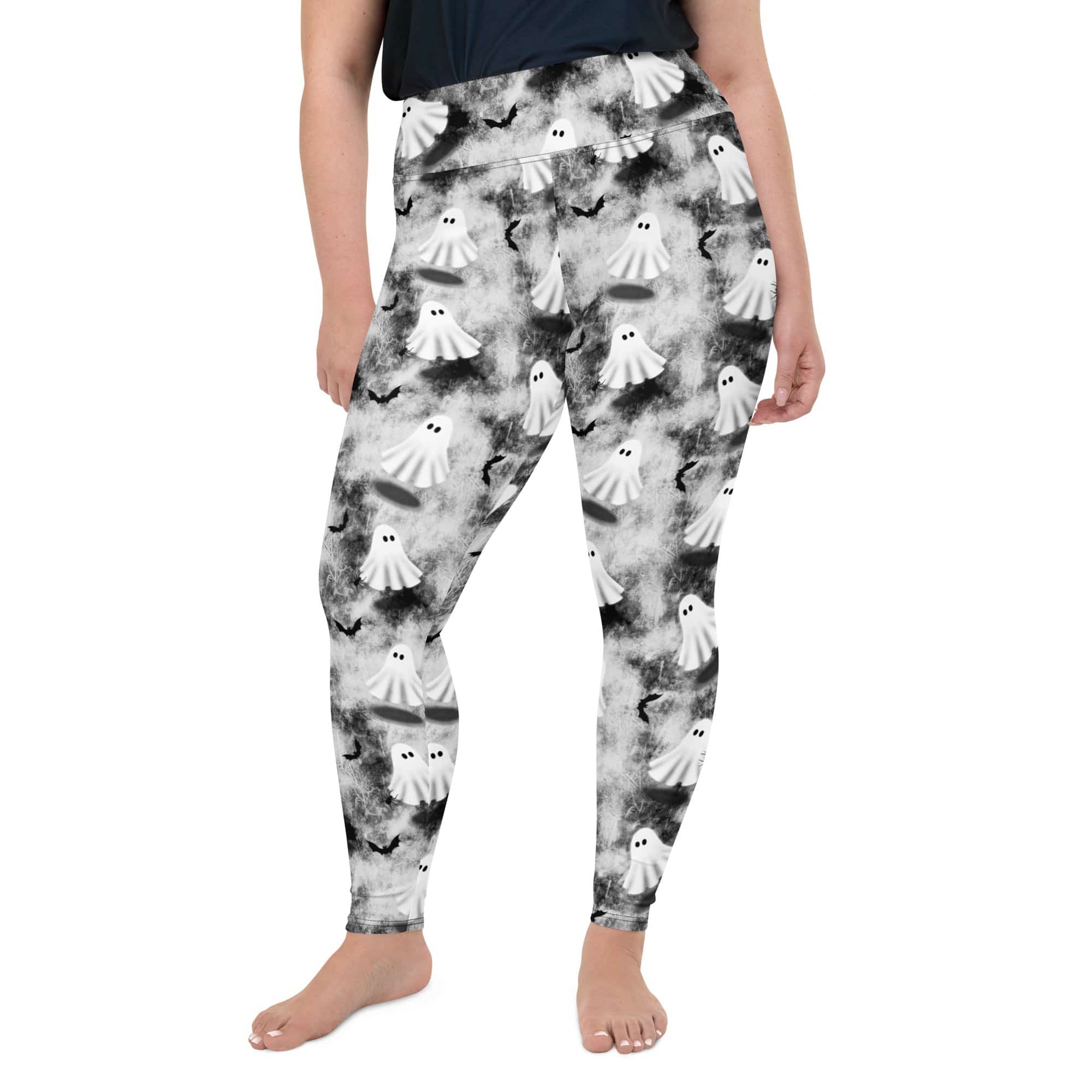 Ghostly Shadows Plus Size Leggings