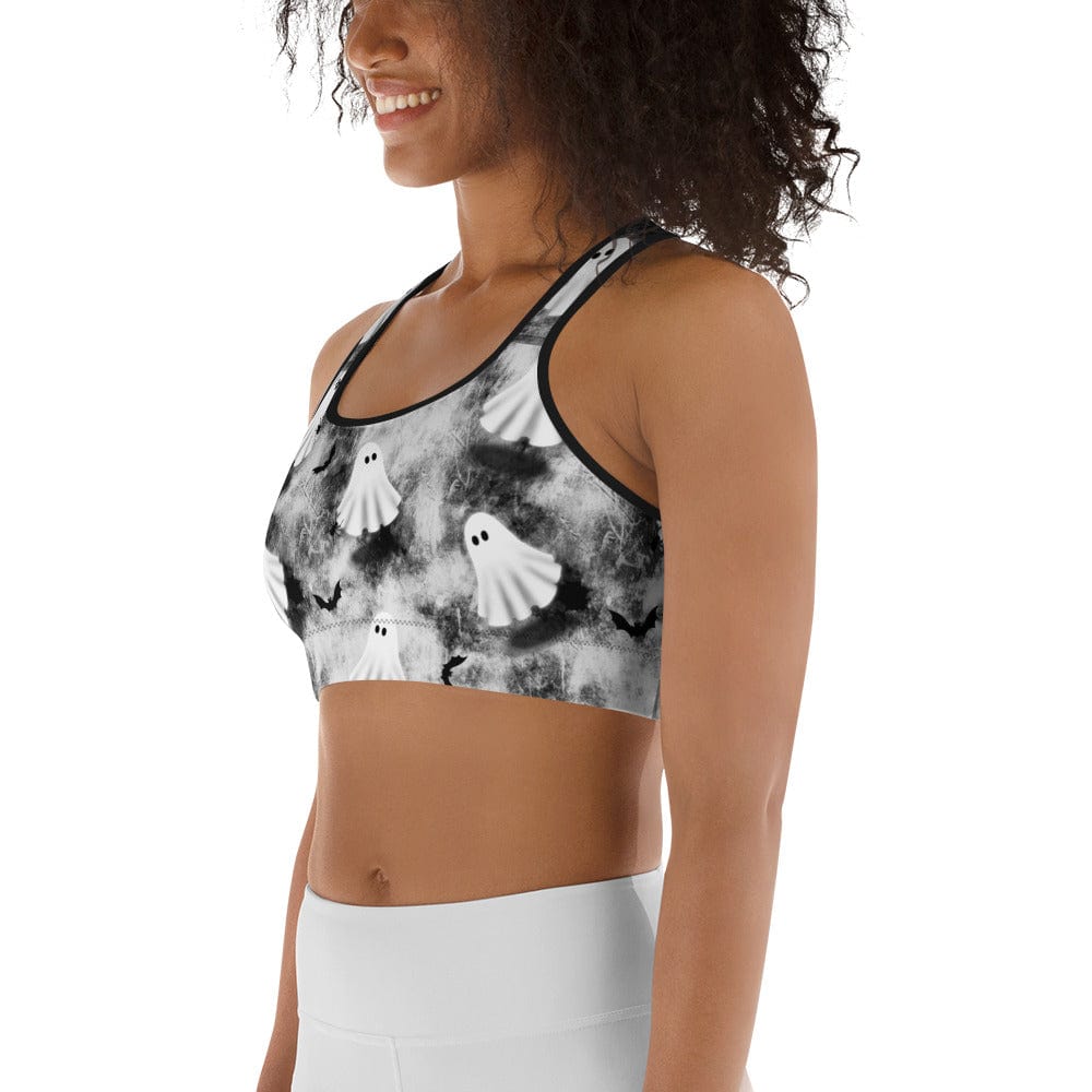Ghostly Shadows Sports Bra