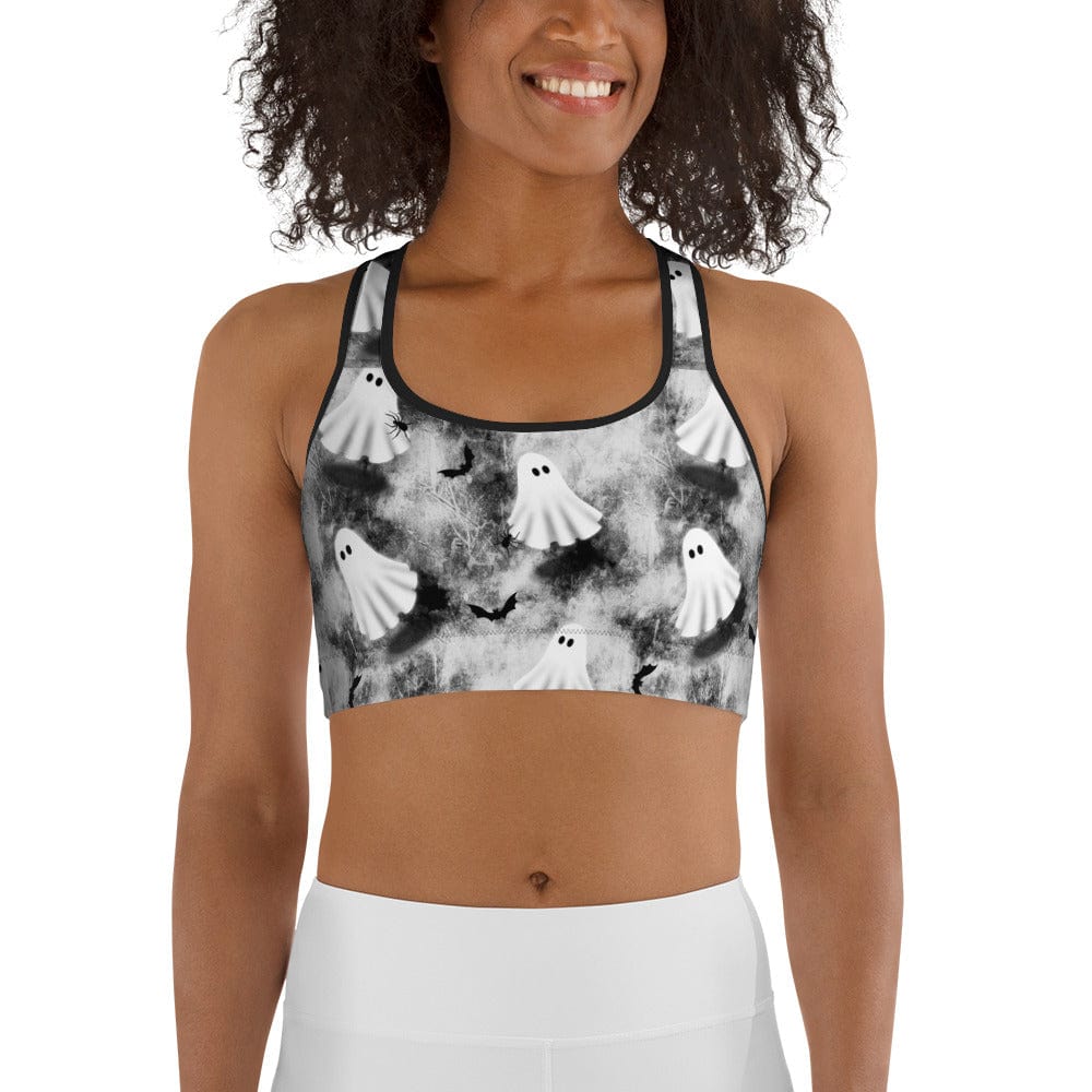 Ghostly Shadows Sports Bra