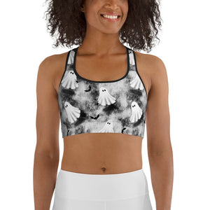 Ghostly Shadows Sports Bra
