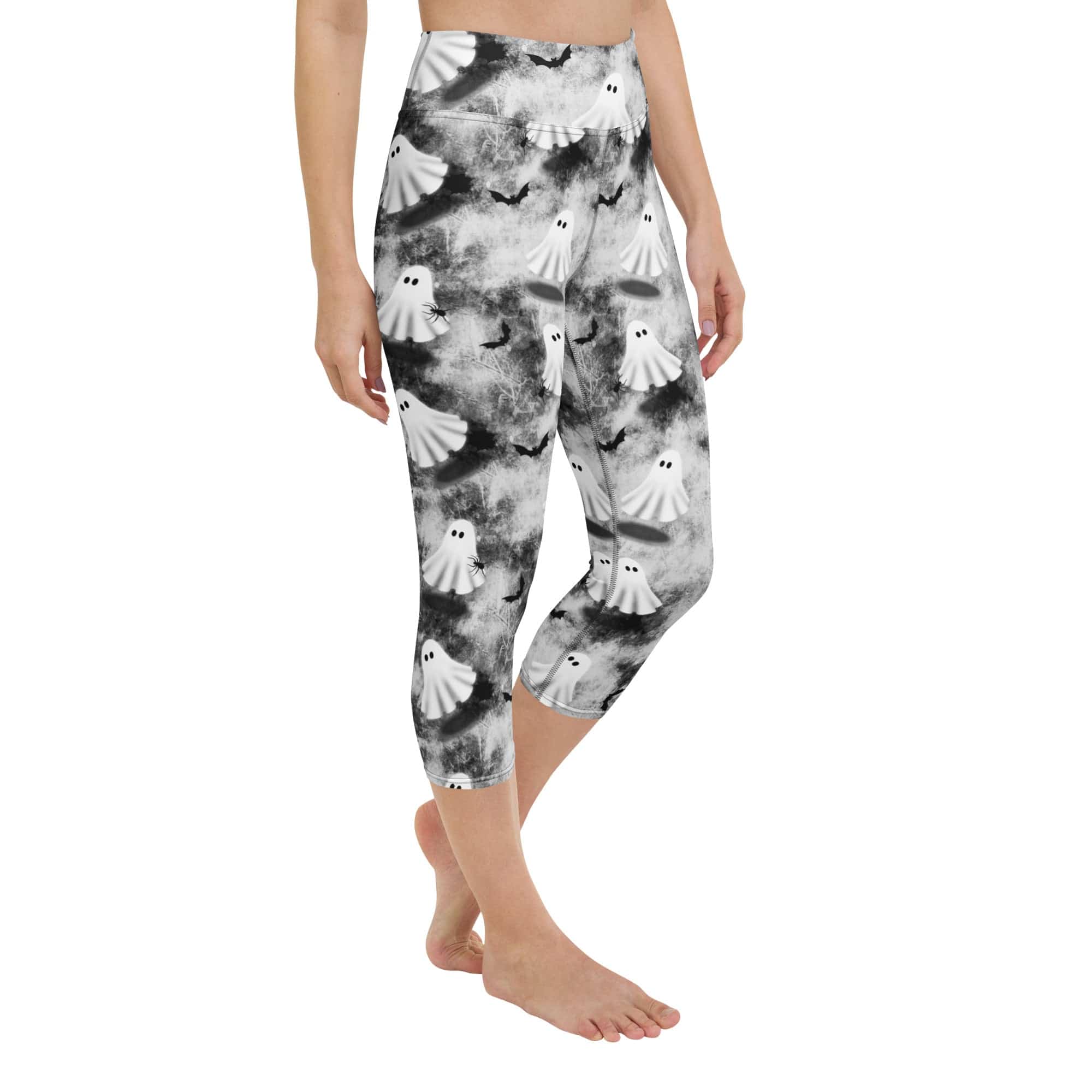 Ghostly Shadows Yoga Capris