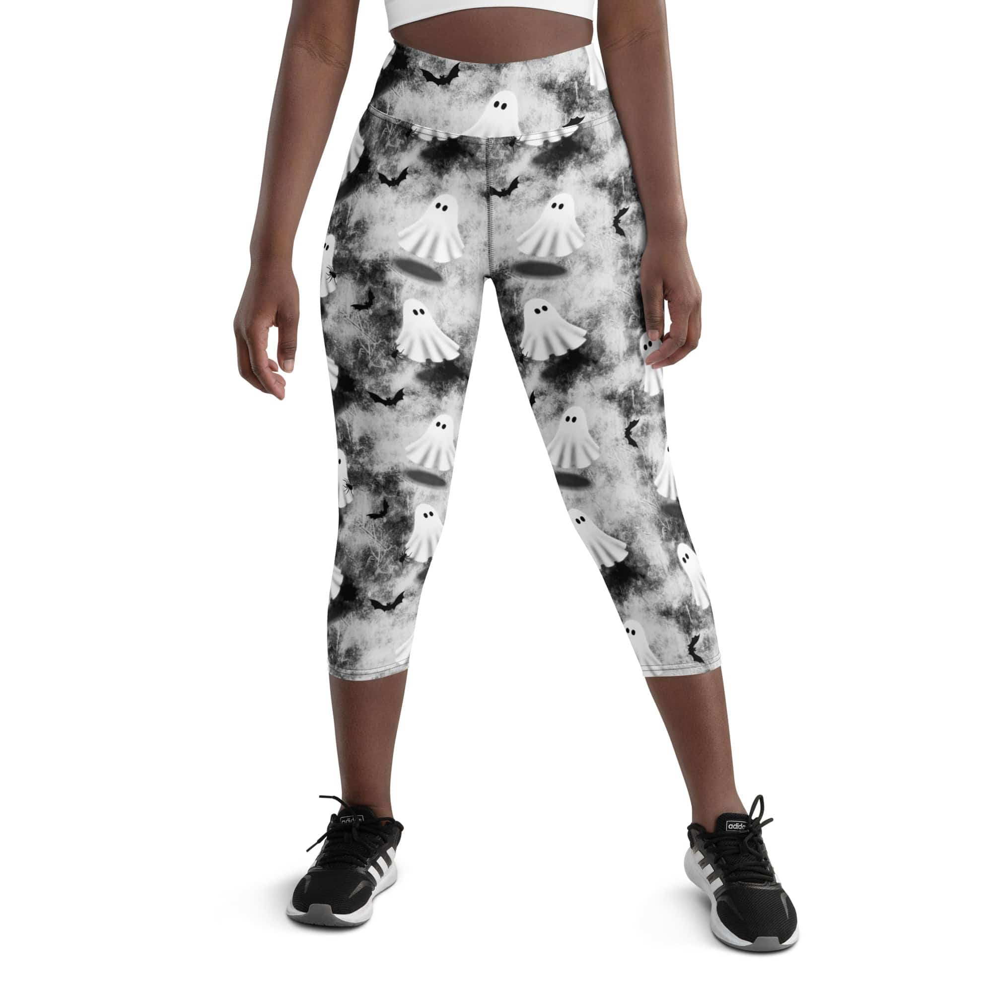 Ghostly Shadows Yoga Capris