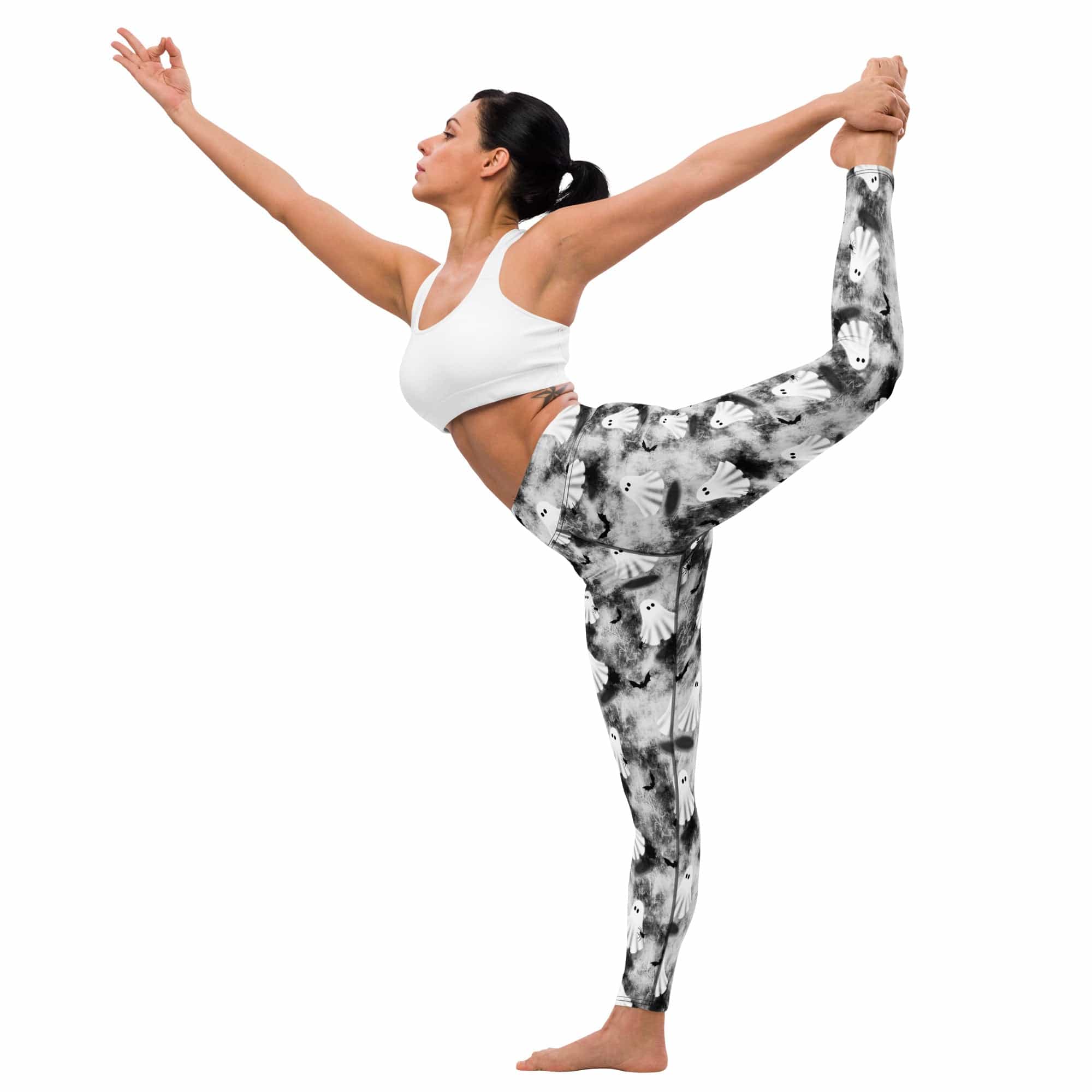 Ghostly Shadows Yoga Leggings