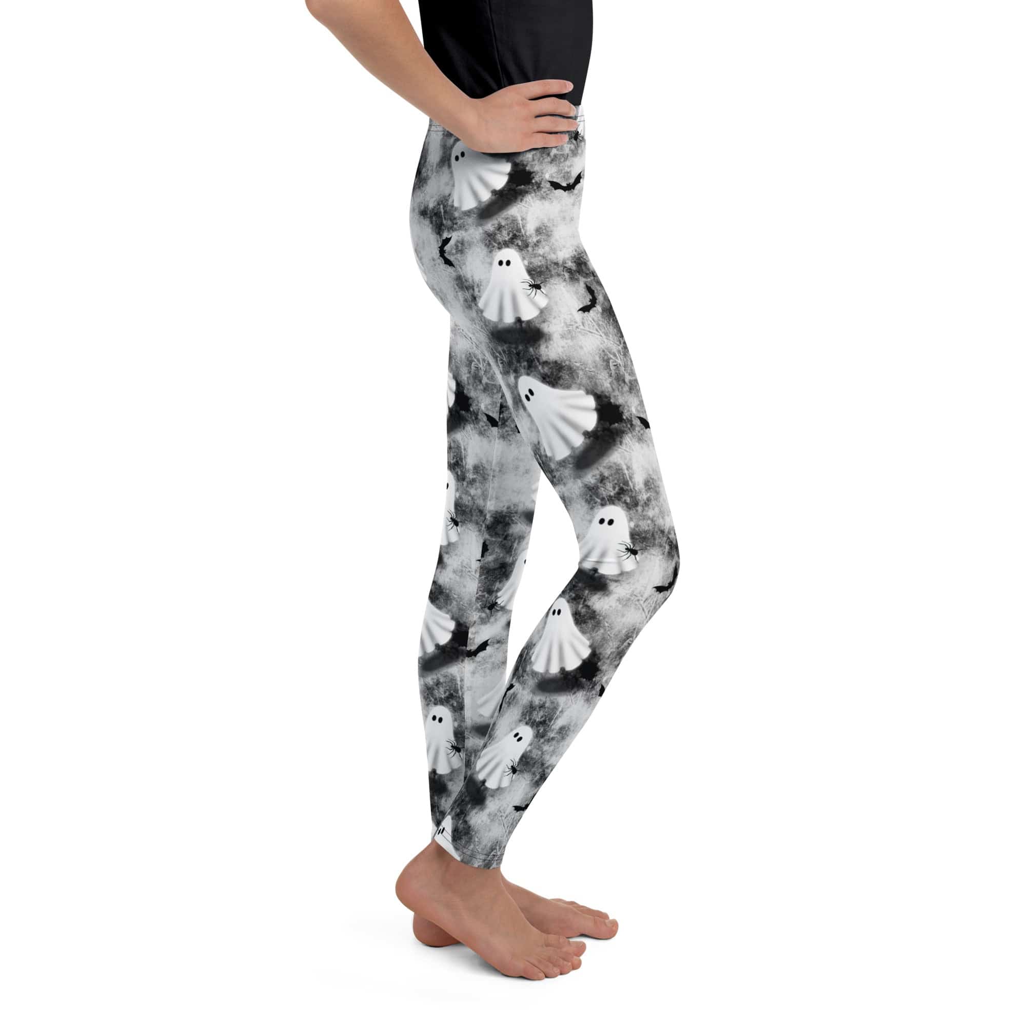 Ghostly Shadows Youth Leggings