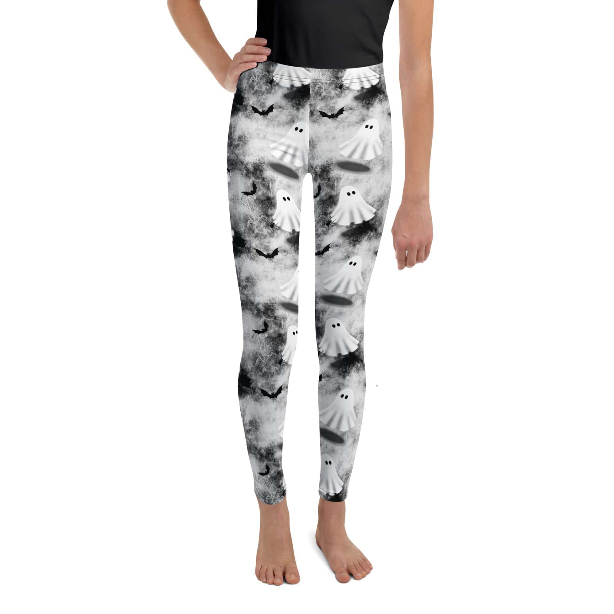 Ghostly Shadows Youth Leggings
