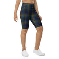 Gilded Star Tartan Biker Shorts