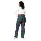Gilded Star Tartan Flare Leggings