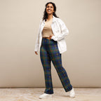 Gilded Star Tartan Flare Leggings