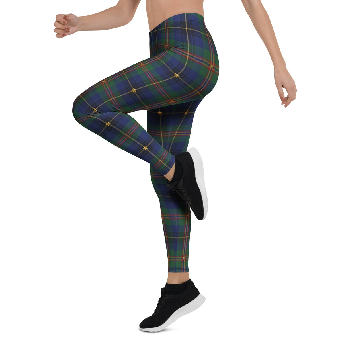 Gilded Star Tartan Leggings