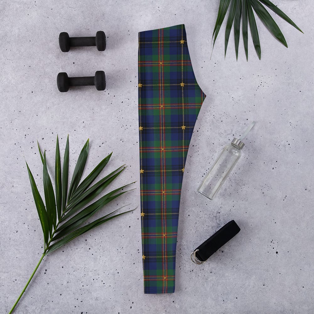 Gilded Star Tartan Leggings