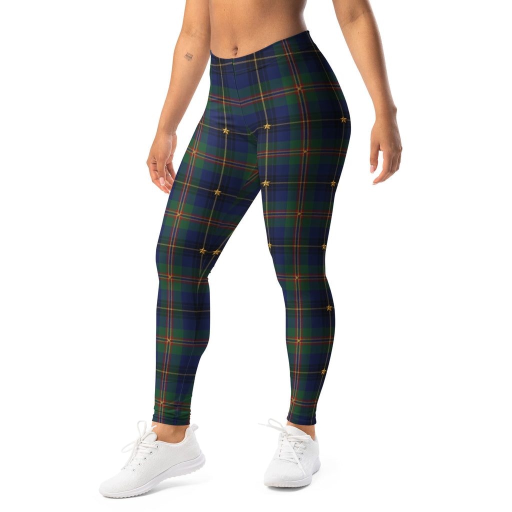 Gilded Star Tartan Leggings