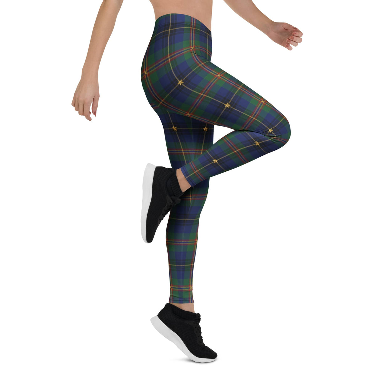 Gilded Star Tartan Leggings