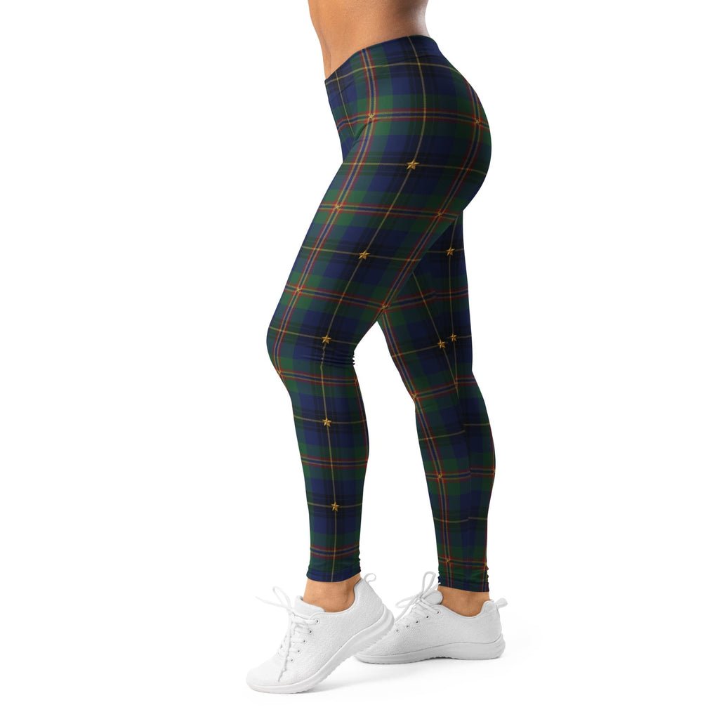 Gilded Star Tartan Leggings