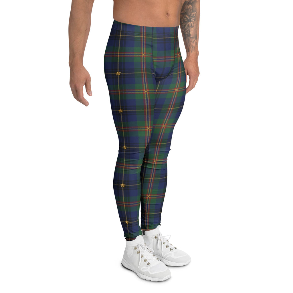 Gilded Star Tartan Men's Leggings