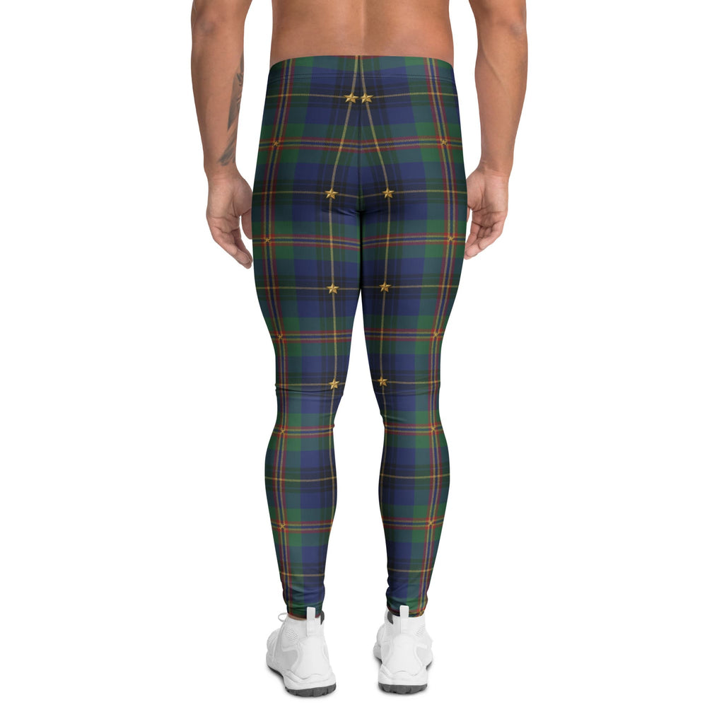 Gilded Star Tartan Men's Leggings