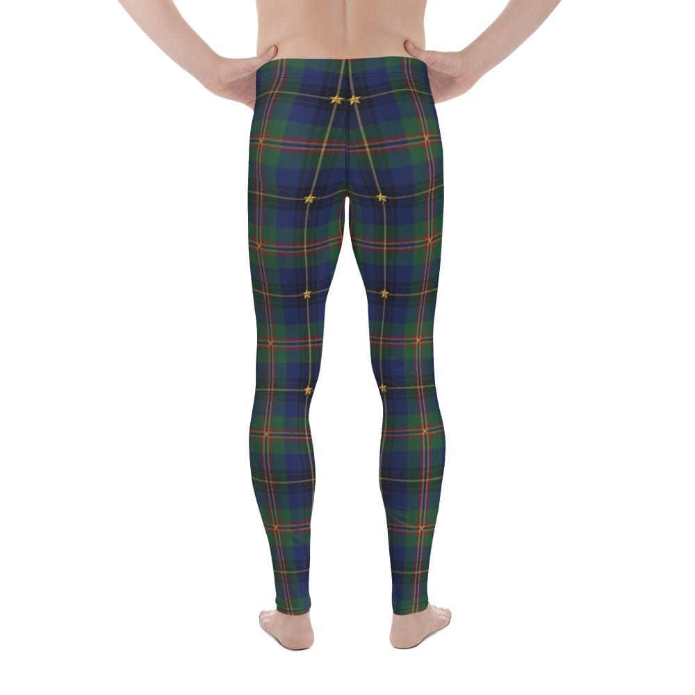 Gilded Star Tartan Men's Leggings