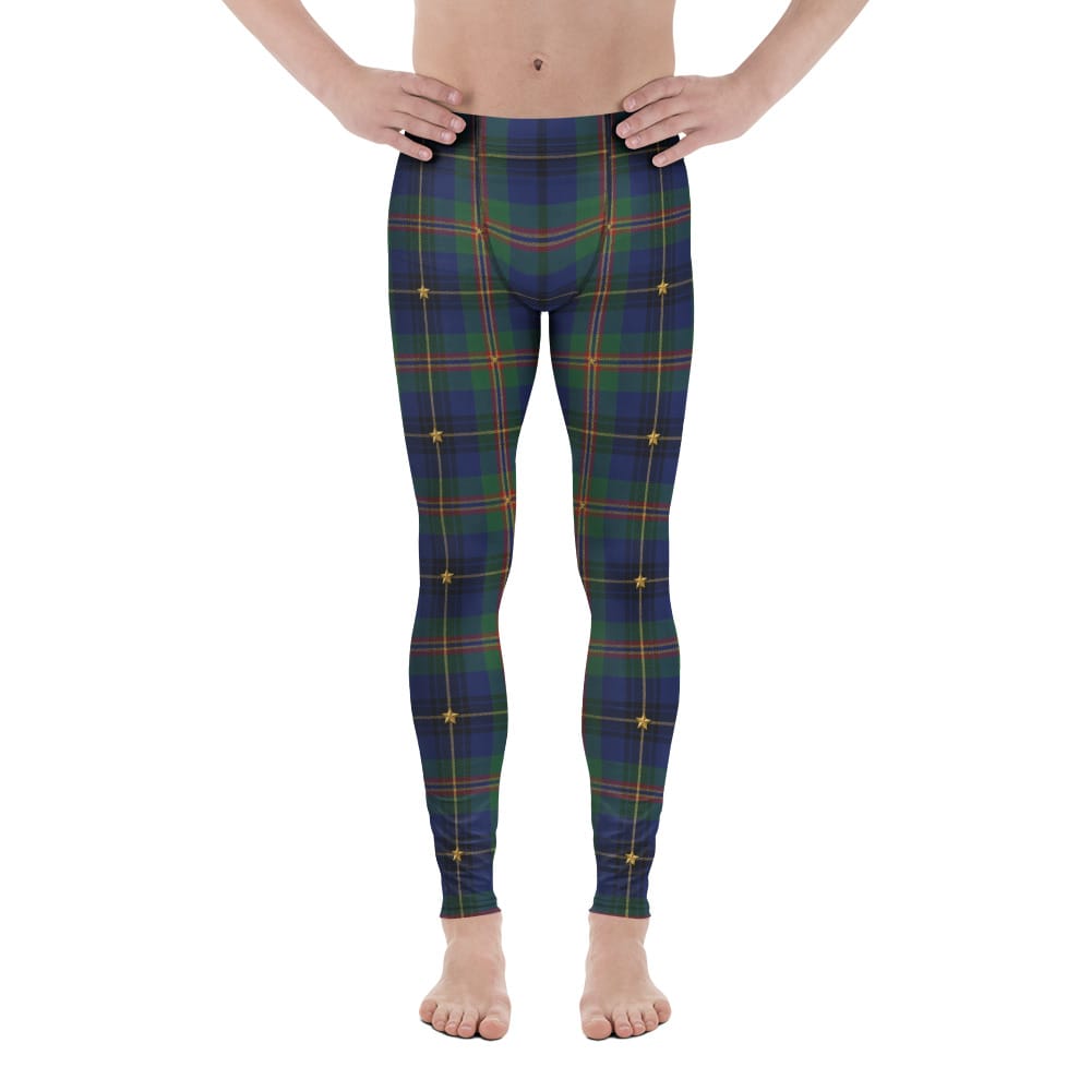 Gilded Star Tartan Men's Leggings