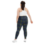 Gilded Star Tartan Plus Size Leggings