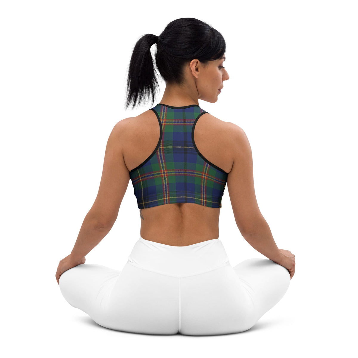 Gilded Star Tartan Sports Bra